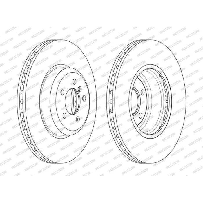 Ferodo DDF2479C-1 Bremsscheibe PREMIER