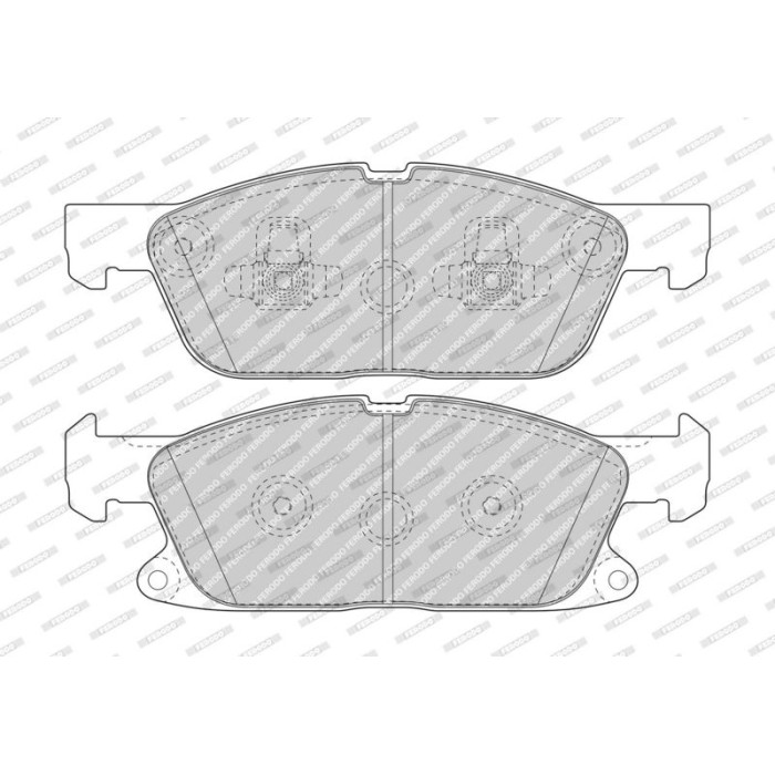 Ferodo FDB5087 Bremsbelagsatz, Scheibenbremse PREMIER ECO FRICTION Ferodo FDB5087 Bremsbelagsatz, Scheibenbremse PREMIER ECO FRICTION