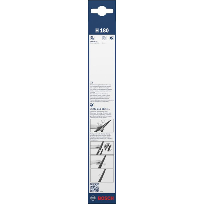 BOSCH H 180 Scheibenwischer Rear 3 397 011 963