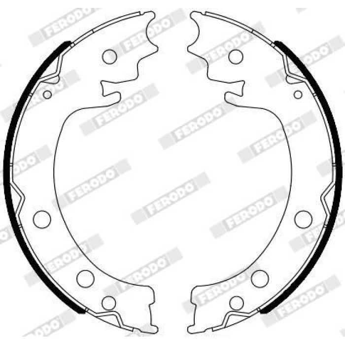 Ferodo FSB4116 Bremsbackensatz, Feststellbremse PREMIER