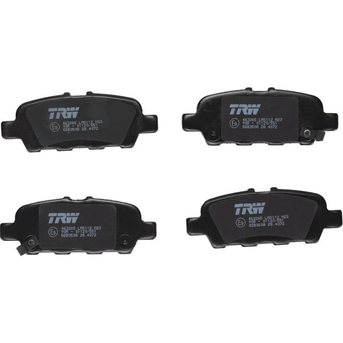 TRW GDB3508 Bremsbelagsatz, Scheibenbremse COTEC TRW GDB3508 Bremsbelagsatz, Scheibenbremse COTEC