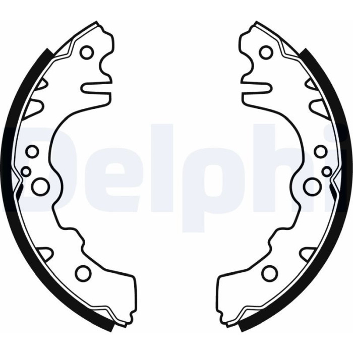 Delphi LS2052 Bremsbackensatz
