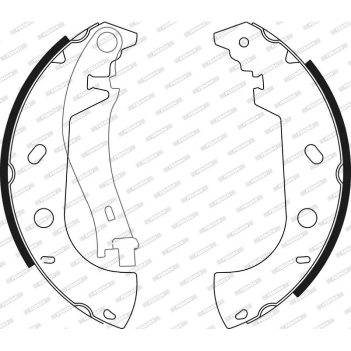 Ferodo FSB571 Bremsbackensatz PREMIER Ferodo FSB571 Bremsbackensatz PREMIER