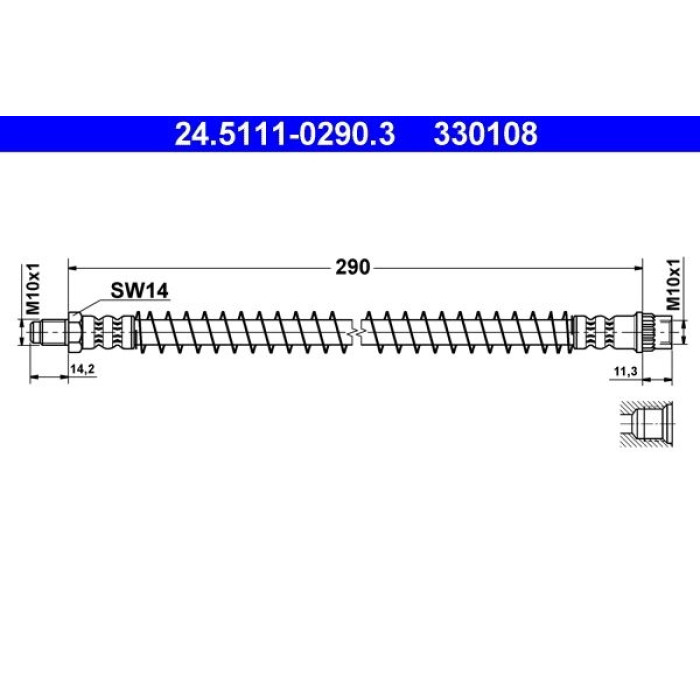ATE 24.5111-0290.3 Bremsschlauch