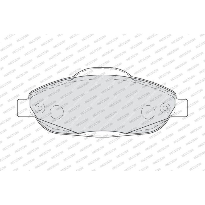 Ferodo FDB4003 Bremsbelagsatz, Scheibenbremse PREMIER ECO FRICTION Ferodo FDB4003 Bremsbelagsatz, Scheibenbremse PREMIER ECO FRICTION