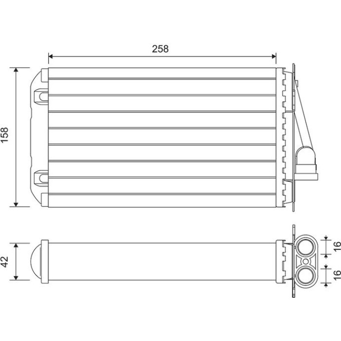 Valeo 812194 Wärmetauscher, Innenraumheizung Valeo 812194 Wärmetauscher, Innenraumheizung