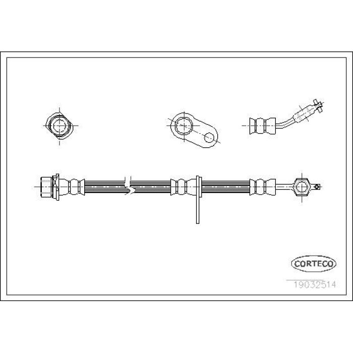 Corteco 19032514 Bremsschlauch