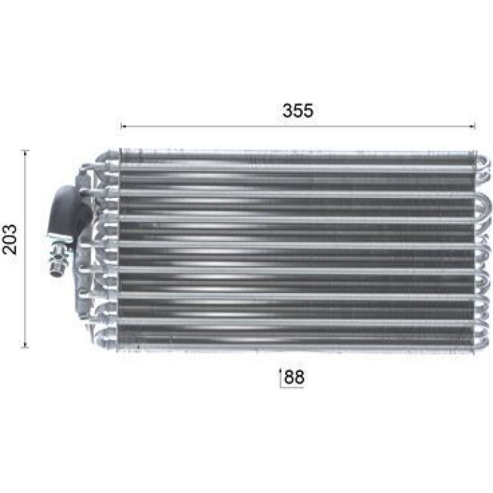 Mahle AE 42 000S Verdampfer, Klimaanlage BEHR