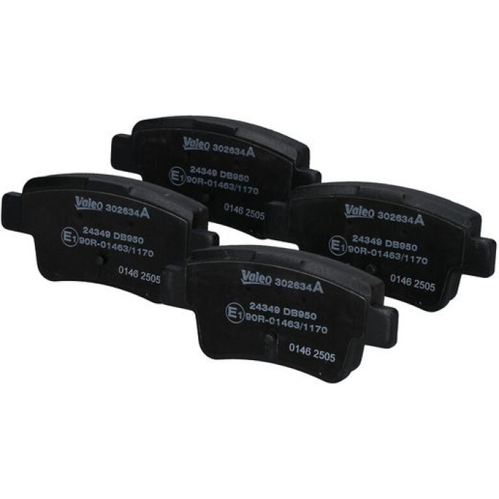 Valeo 302634A Bremsbelagsatz, Scheibenbremse EXPERT Valeo 302634A Bremsbelagsatz, Scheibenbremse EXPERT