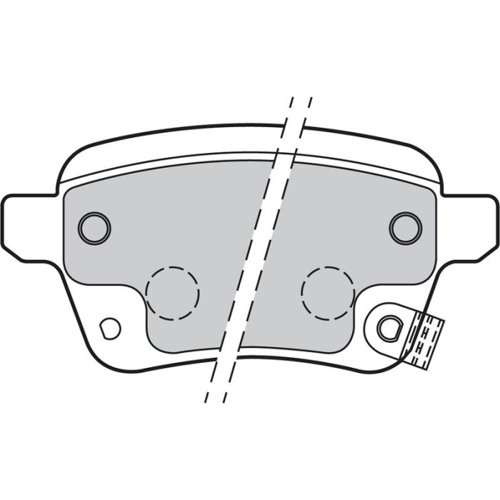 Valeo 601399 Bremsbelagsatz, Scheibenbremse
