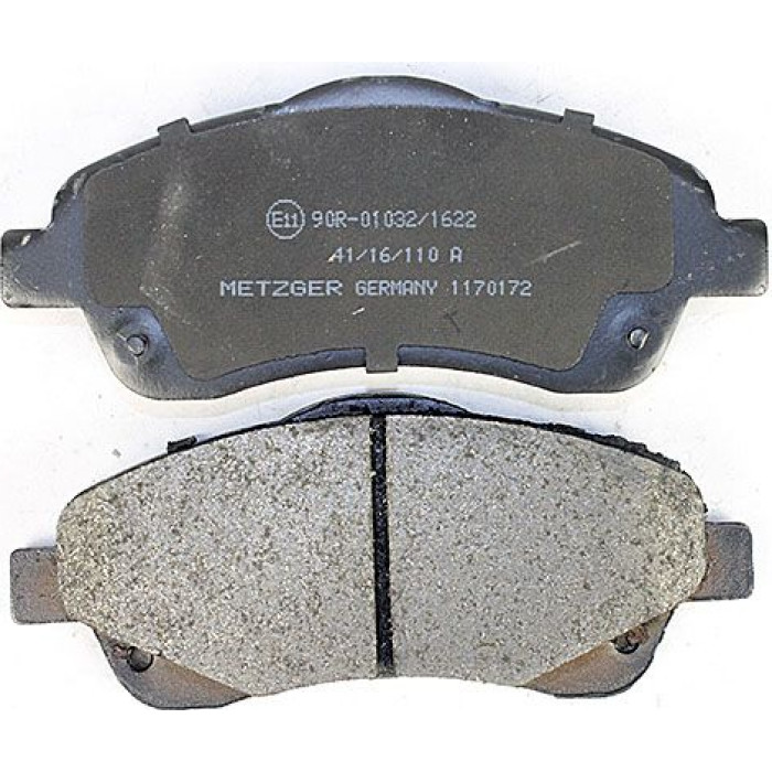Metzger 1170172 Bremsbelagsatz, Scheibenbremse Metzger 1170172 Bremsbelagsatz, Scheibenbremse
