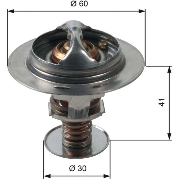 Gates TH34882G1 Thermostat, Kühlmittel