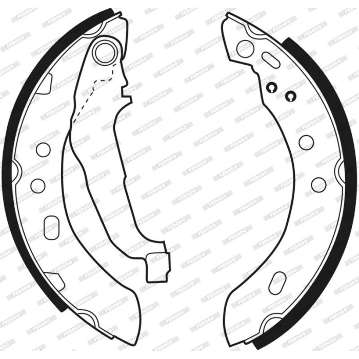 Ferodo FSB417 Bremsbackensatz PREMIER Ferodo FSB417 Bremsbackensatz PREMIER