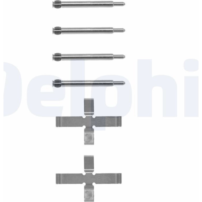 Delphi LX0039 Zubehörsatz, Scheibenbremsbelag Delphi LX0039 Zubehörsatz, Scheibenbremsbelag