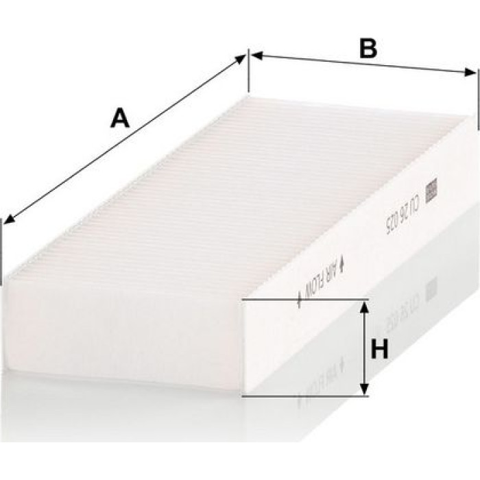 MANN-FILTER CU 26 025-2 Innenraumfilter, Partikelfilter