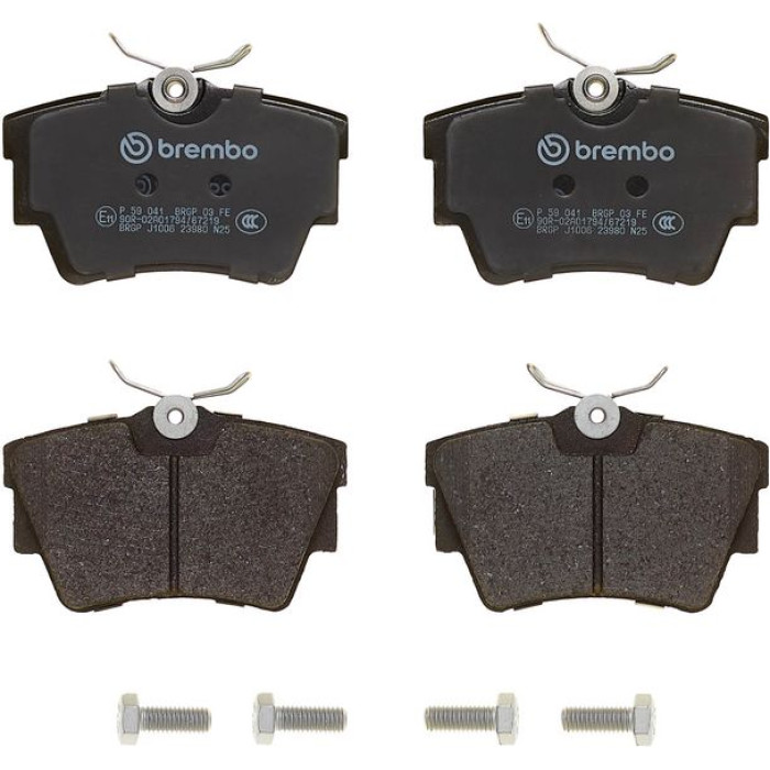 Brembo P 59 041 Bremsbelagsatz, Scheibenbremse PRIME LINE Brembo P 59 041 Bremsbelagsatz, Scheibenbremse PRIME LINE