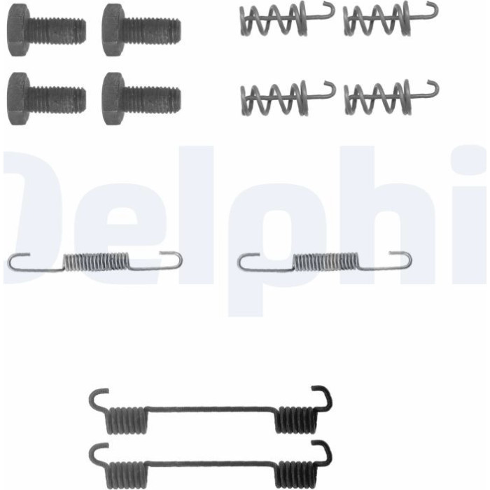 Delphi LY1104 Zubehörsatz, Feststellbremsbacken