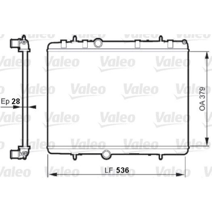Valeo 735608 Kühler, Motorkühlung Valeo 735608 Kühler, Motorkühlung