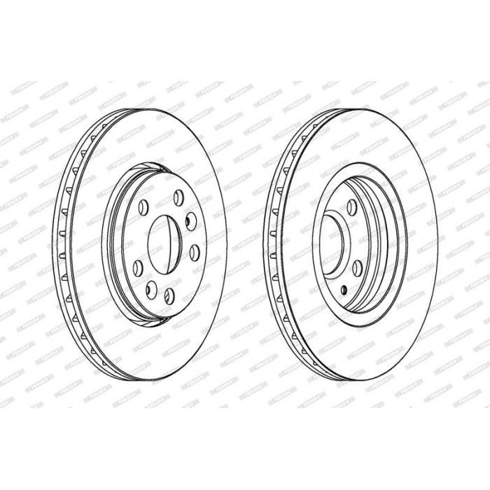 Ferodo DDF1733C Bremsscheibe PREMIER Coat+ disc