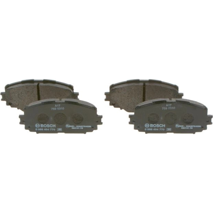 Bremsbelagsatz, Scheibenbremse 0 986 494 770 Bremsbelagsatz, Scheibenbremse 0 986 494 770