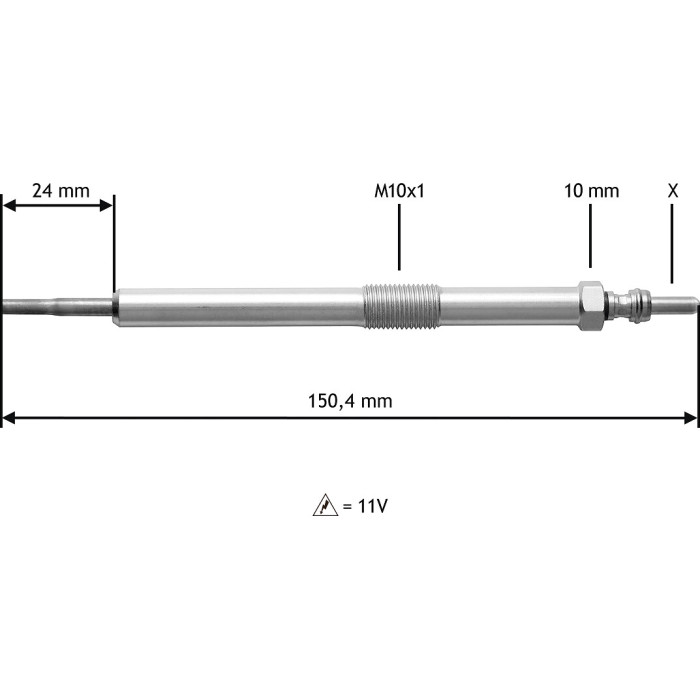 Valeo 345153 Glühkerze Valeo 345153 Glühkerze