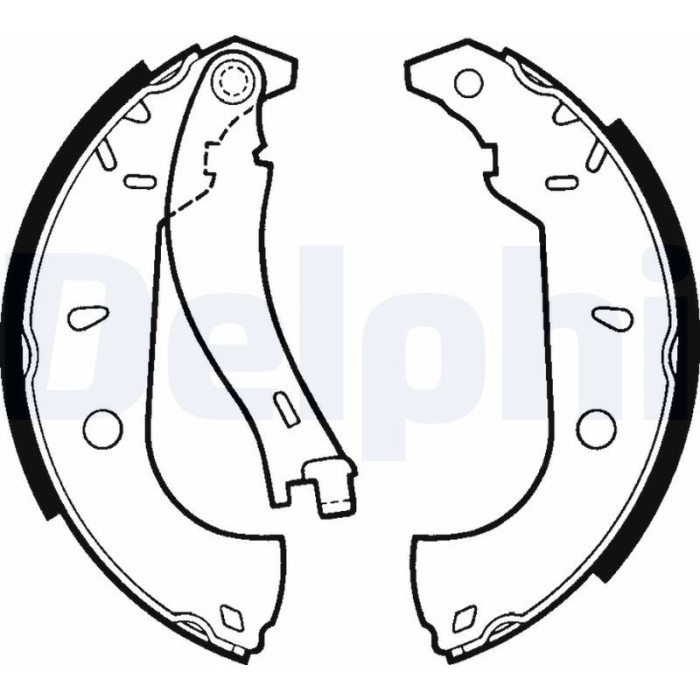 Delphi LS1379 Bremsbackensatz Delphi LS1379 Bremsbackensatz