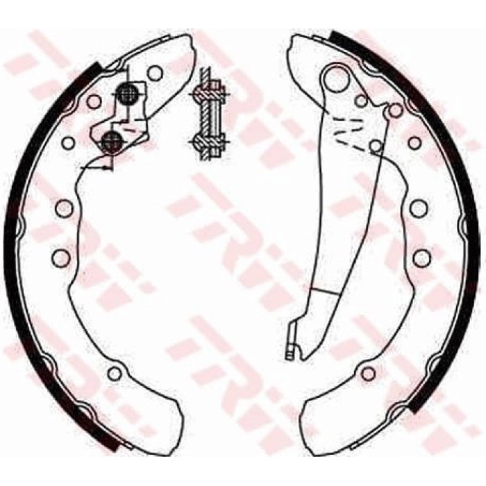 TRW GS8544 Bremsbackensatz