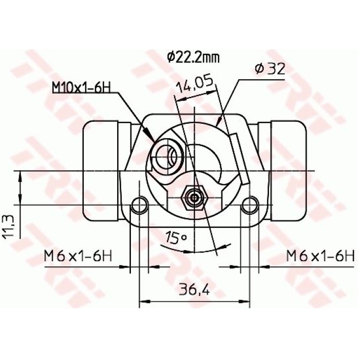 TRW BWH232 Radbremszylinder TRW BWH232 Radbremszylinder