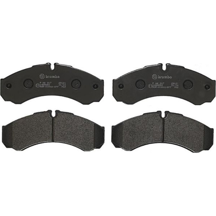Brembo P A6 017 Bremsbelagsatz, Scheibenbremse PRIME LINE
