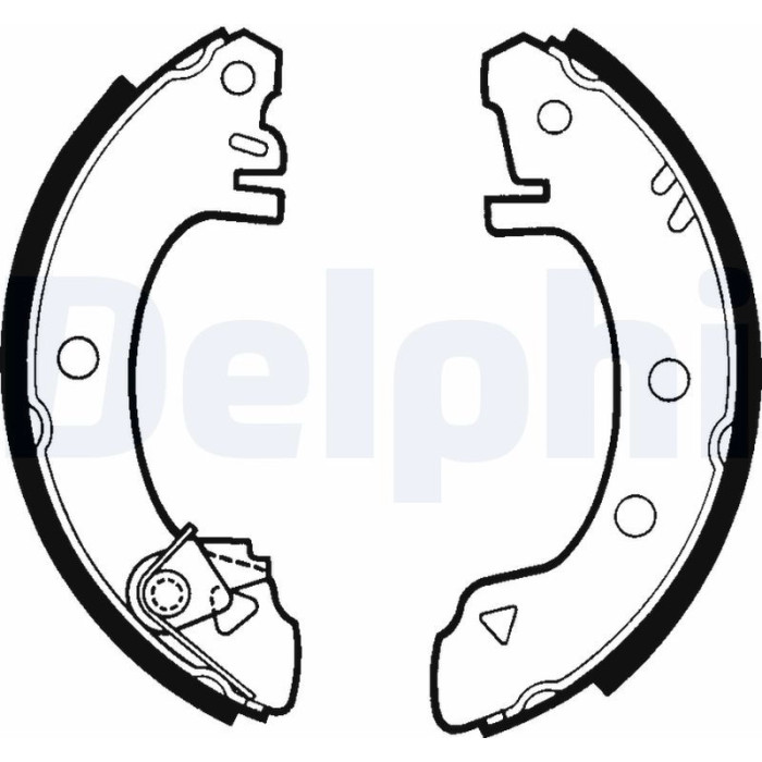 Delphi LS1267 Bremsbackensatz