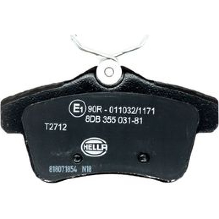 Hella 8DB 355 031-811 Bremsbelagsatz, Scheibenbremse