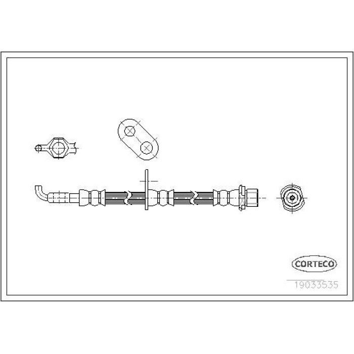 Corteco 19033535 Bremsschlauch