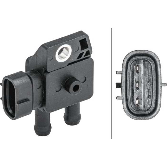 Hella 6PP 009 409-291 Sensor, Abgasdruck