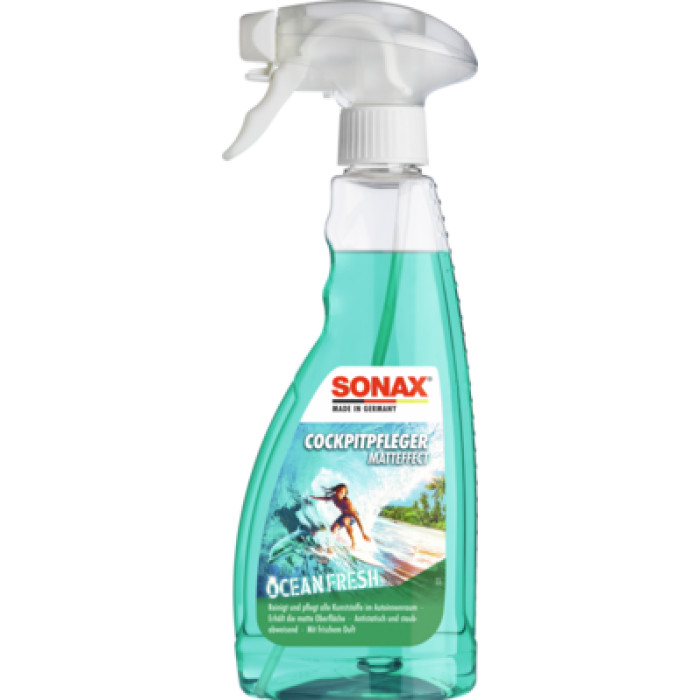 SONAX 03642410 Kunststoffpflegemittel CockpitPfleger Matteffect Ocean-Fresh
