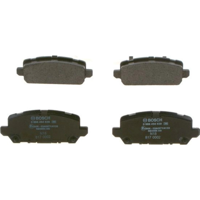 BOSCH 0 986 494 838 Bremsbelagsatz, Scheibenbremse