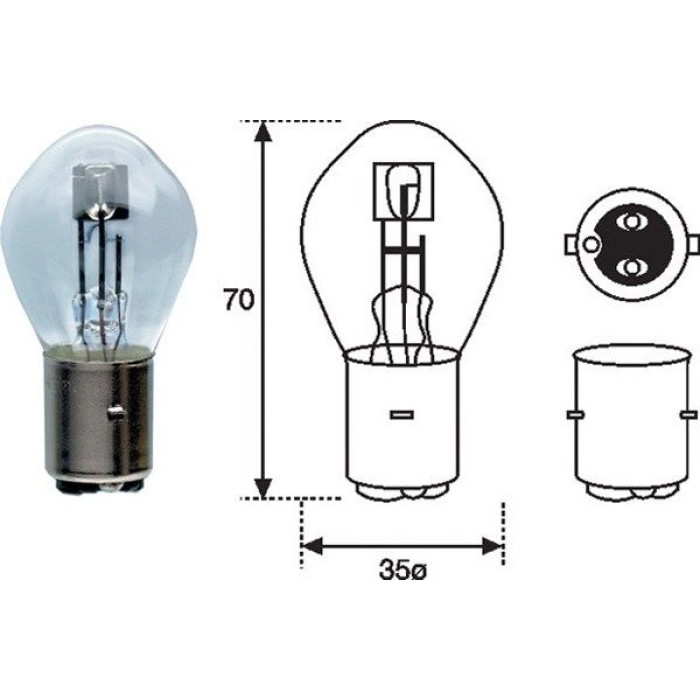 Magneti Marelli 002588200000 Glühlampe STANDARD Magneti Marelli 002588200000 Glühlampe STANDARD