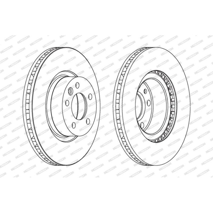 Ferodo DDF1254C-1 Bremsscheibe PREMIER Ferodo DDF1254C-1 Bremsscheibe PREMIER