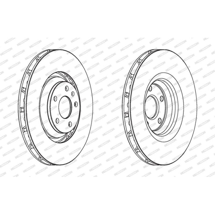 Ferodo DDF1847C-1 Bremsscheibe PREMIER Coat+ disc Ferodo DDF1847C-1 Bremsscheibe PREMIER Coat+ disc