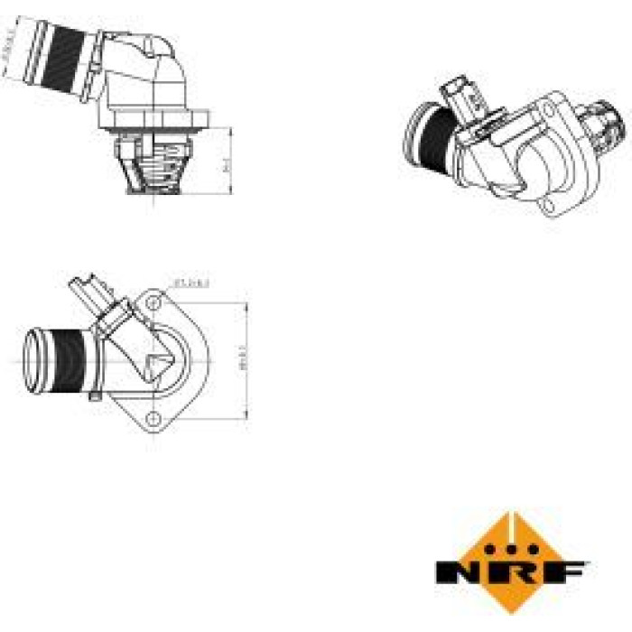 NRF 725015 Thermostat, Kühlmittel EASY FIT NRF 725015 Thermostat, Kühlmittel EASY FIT
