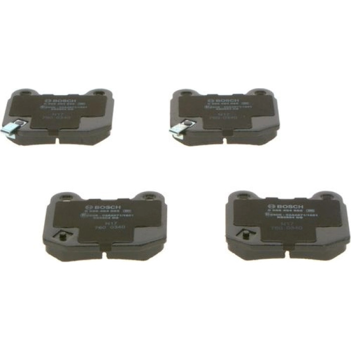 BOSCH 0 986 494 865 Bremsbelagsatz, Scheibenbremse BOSCH 0 986 494 865 Bremsbelagsatz, Scheibenbremse