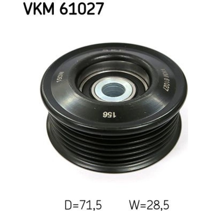 SKF VKM 61027 Umlenkrolle/Führungsrolle, Keilrippenriemen