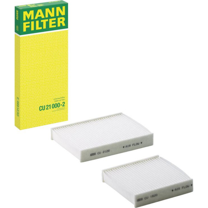MANN-FILTER CU 21 000-2 Innenraumfilter, Partikelfilter MANN-FILTER CU 21 000-2 Innenraumfilter, Partikelfilter