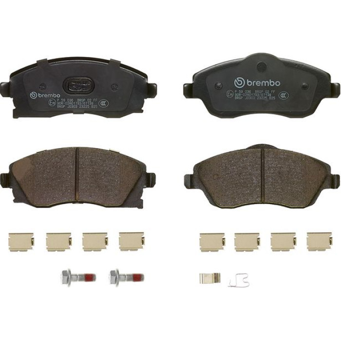 Brembo P 59 036 Bremsbelagsatz, Scheibenbremse PRIME LINE Brembo P 59 036 Bremsbelagsatz, Scheibenbremse PRIME LINE