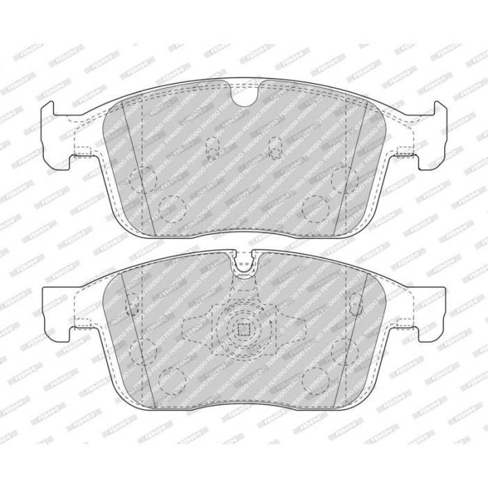 Ferodo FDB4943 Bremsbelagsatz, Scheibenbremse PREMIER ECO FRICTION Ferodo FDB4943 Bremsbelagsatz, Scheibenbremse PREMIER ECO FRICTION