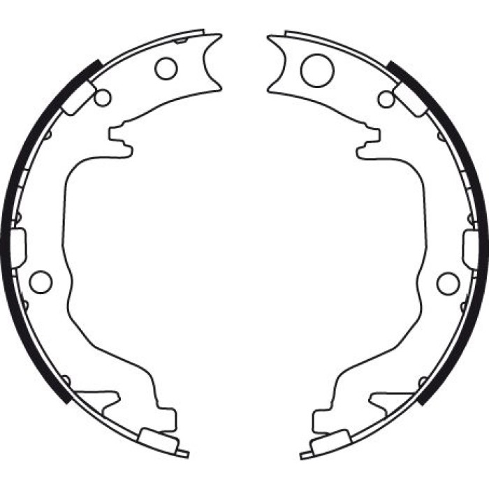 TRW GS8783 Bremsbackensatz, Feststellbremse