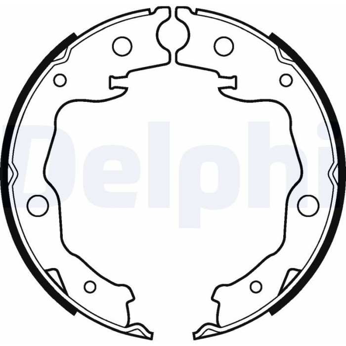Delphi LS2116 Bremsbackensatz, Feststellbremse