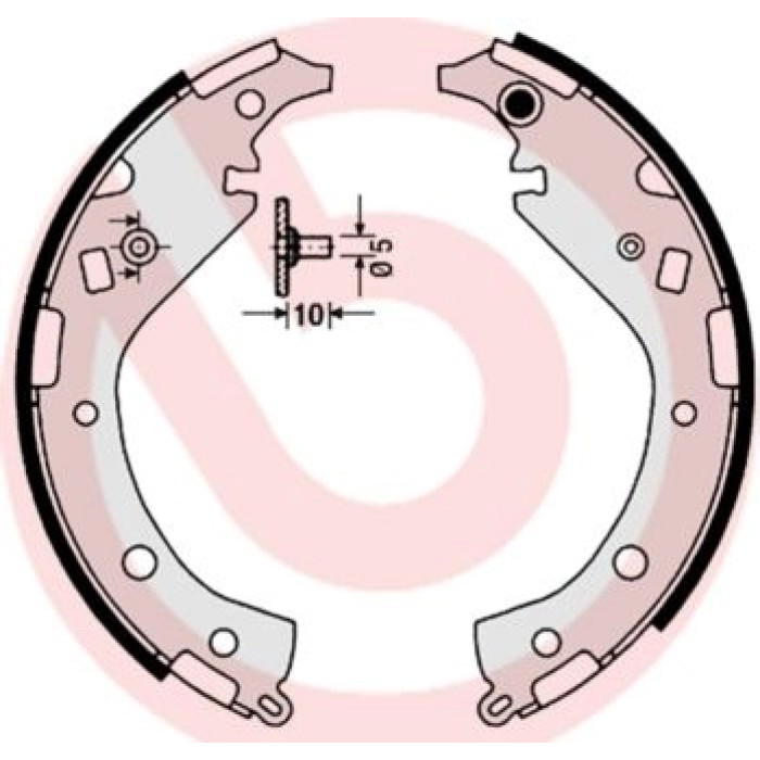 Brembo S 83 549 Bremsbackensatz ESSENTIAL LINE Brembo S 83 549 Bremsbackensatz ESSENTIAL LINE