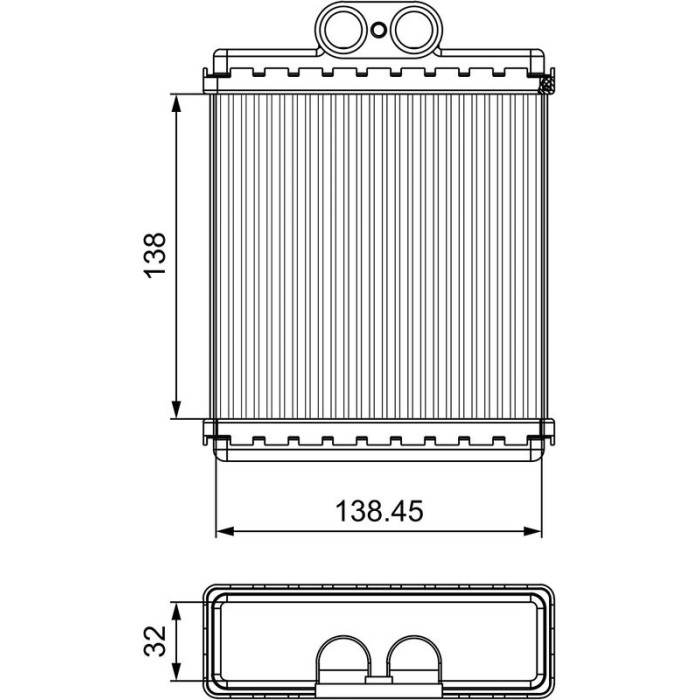 Valeo 811550 Wärmetauscher, Innenraumheizung Valeo 811550 Wärmetauscher, Innenraumheizung