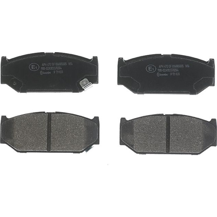 Brembo P 79 031 Bremsbelagsatz, Scheibenbremse PRIME LINE Brembo P 79 031 Bremsbelagsatz, Scheibenbremse PRIME LINE