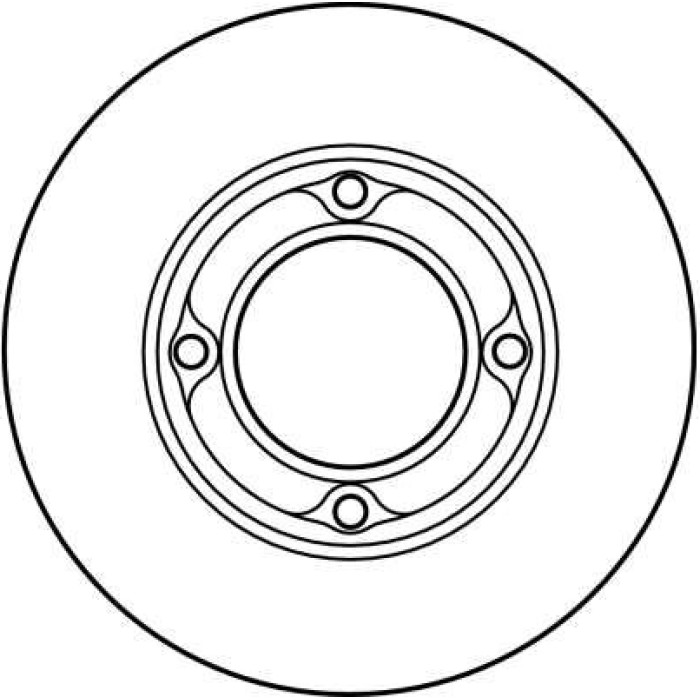 TRW DF4124 Bremsscheibe